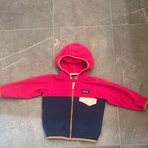Patagonia girls micro d snap-t jacket 12-18m